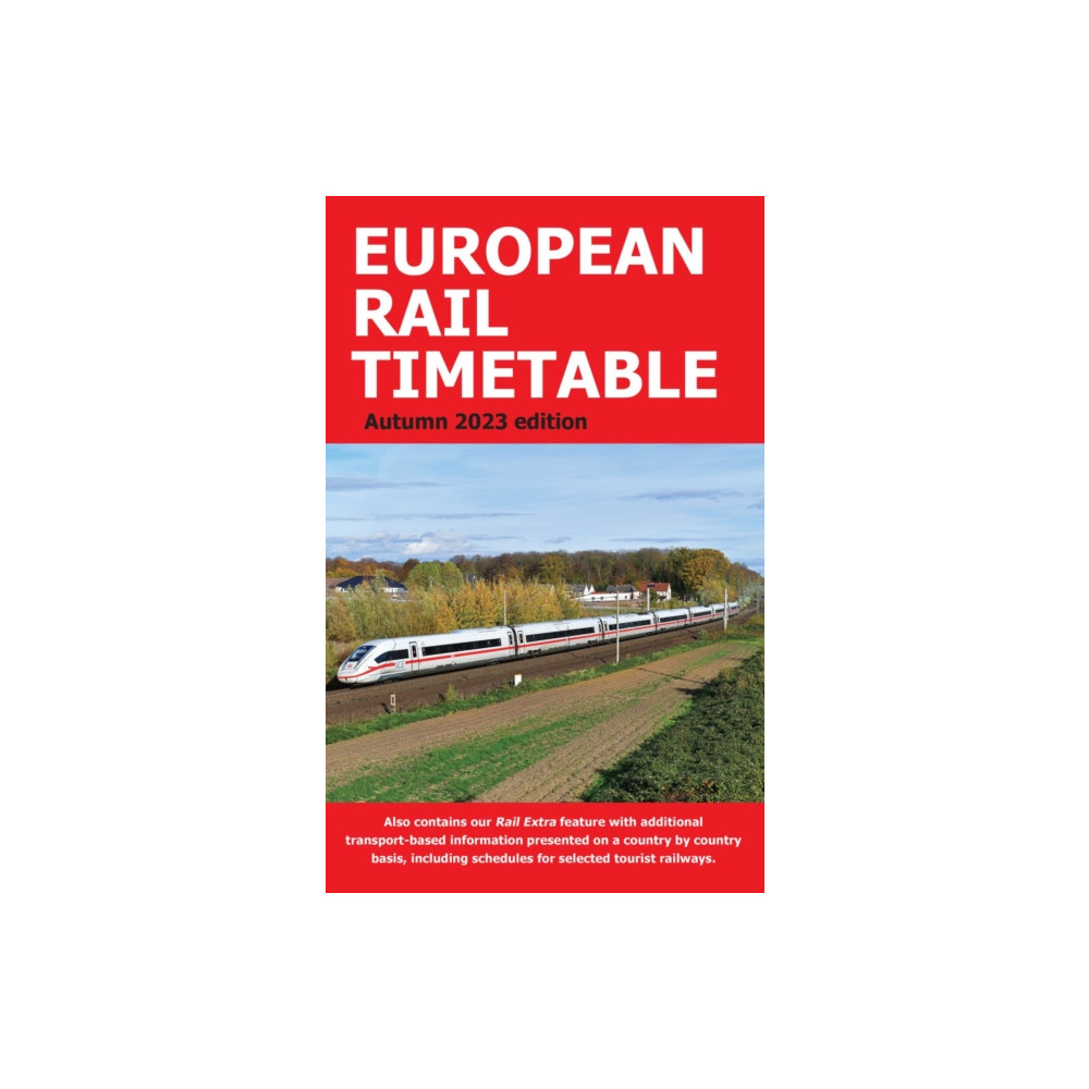 Produktbild för European Rail Timetable Autumn 2023 (häftad, eng)