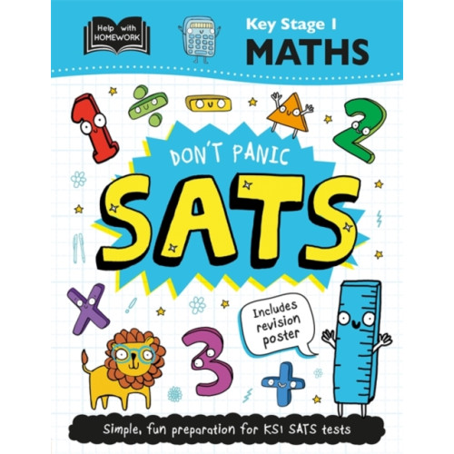 Bonnier Books Ltd Key Stage 1 Maths: Don't Panic SATs (häftad, eng)