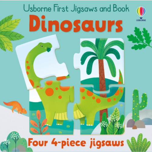 Usborne Publishing Ltd Usborne First Jigsaws And Book: Dinosaurs (häftad, eng)