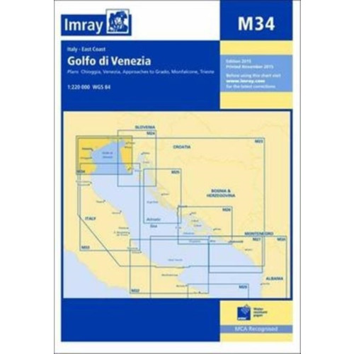 Imray, Laurie, Norie & Wilson Ltd Imray Chart M34 (häftad, eng)