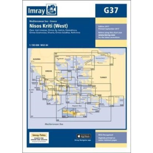 Imray, Laurie, Norie & Wilson Ltd Imray Chart G37