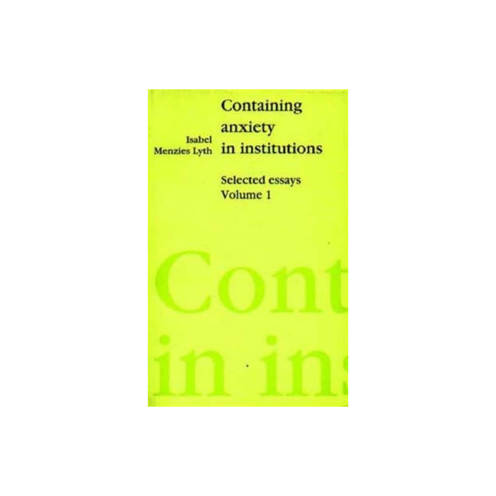 Produktbild för Containing Anxiety in Institutions (häftad, eng)