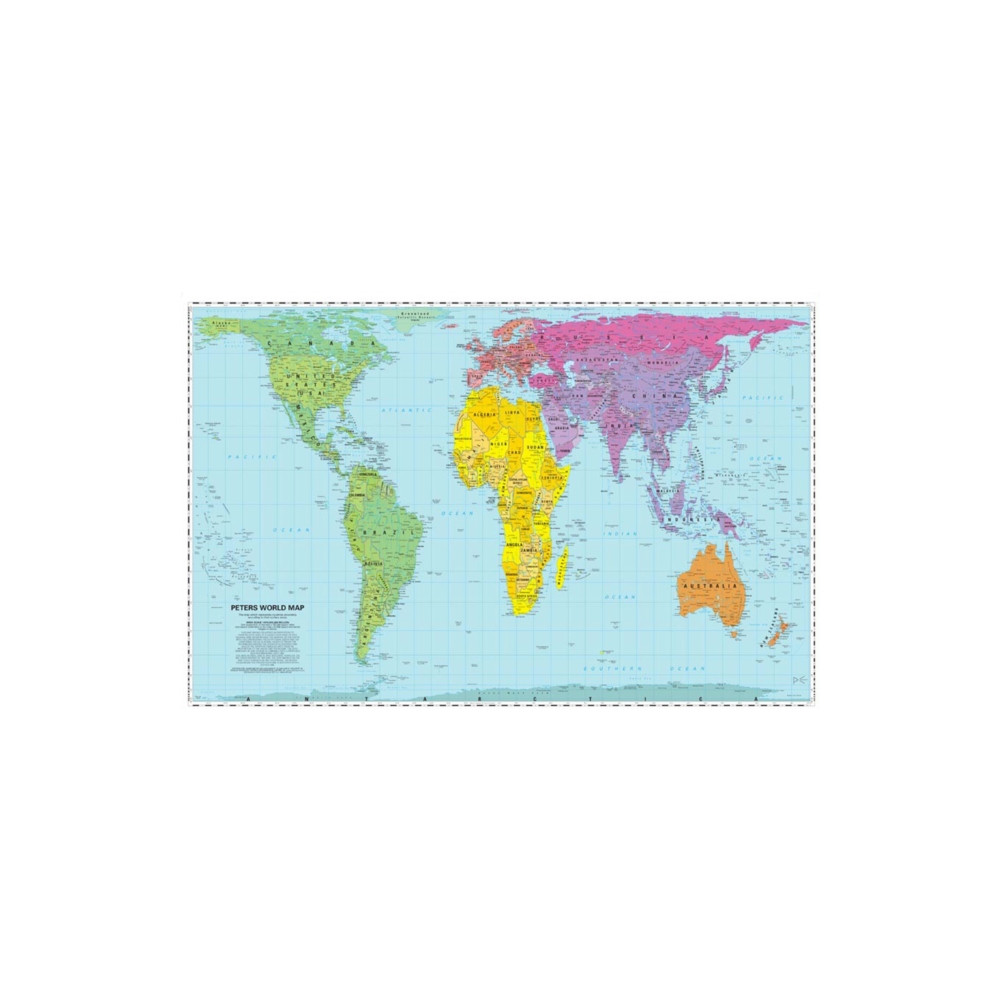 Produktbild för Peters World Map