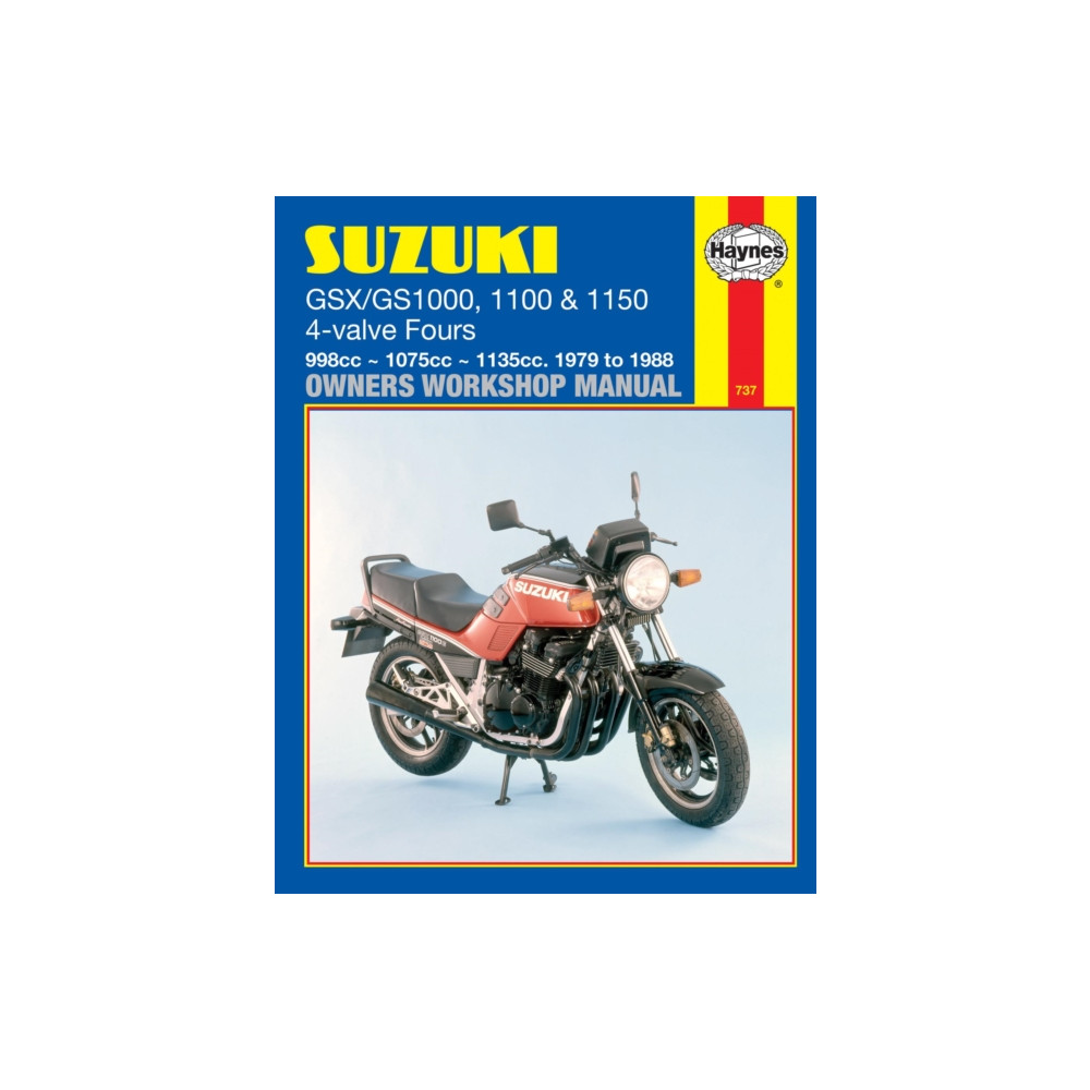 Produktbild för Suzuki GS/GSX1000, 1100 & 1150 4-valve Fours (79 - 88) Haynes Repair Manual (häftad, eng)