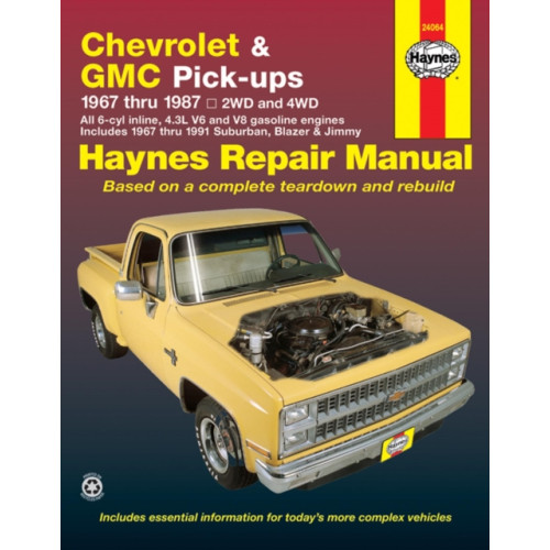 Haynes Manuals Inc Chevrolet & GMC Pick Ups (67 - 87) (häftad, eng)