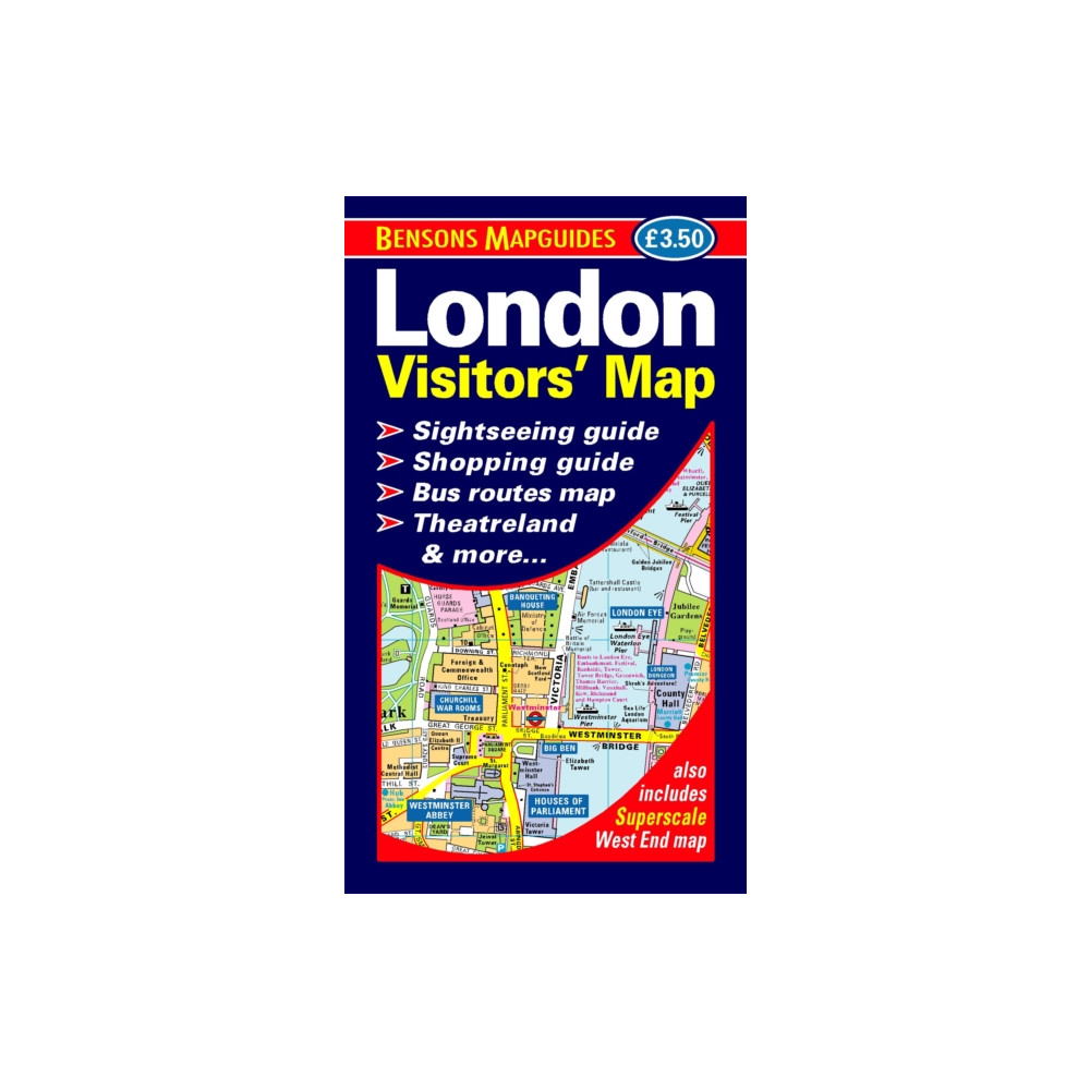 Produktbild för London Visitors' Map