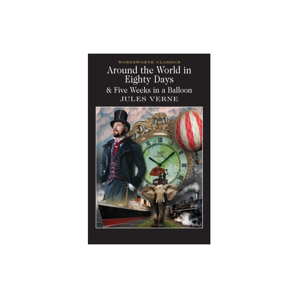 Produktbild för Around the World in 80 Days / Five Weeks in a Balloon (häftad, eng)
