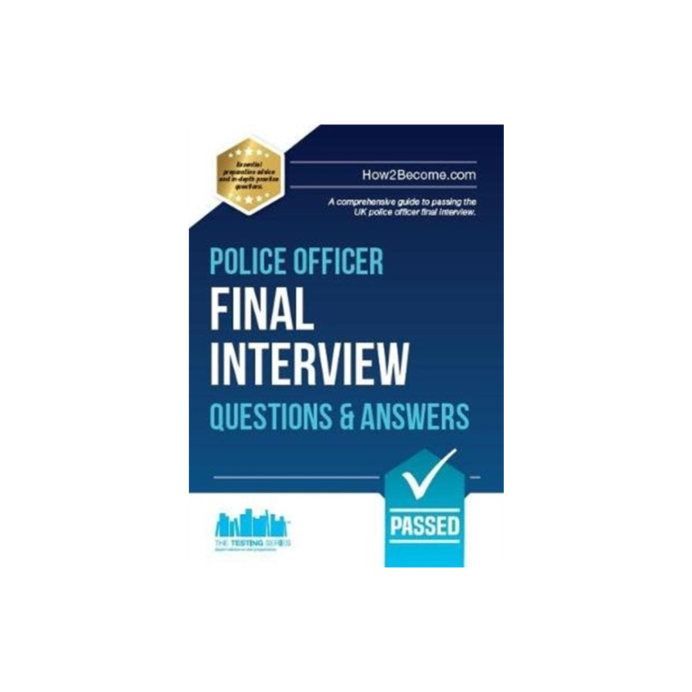 Produktbild för Police Officer Final Interview Questions and Answers (häftad, eng)