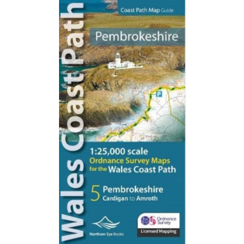 Northern Eye Books Pembrokeshire Coast Path Map Guide (häftad, eng)