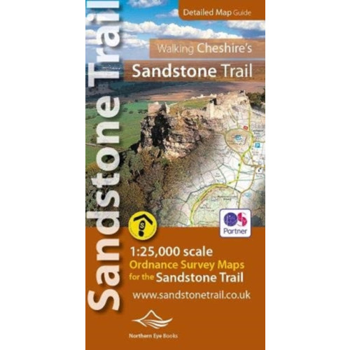 Northern Eye Books Walking Cheshire's Sandstone Trail - OS Map Book (häftad, eng)