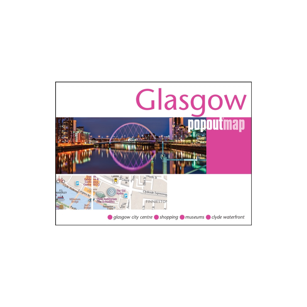 Produktbild för Glasgow PopOut Map
