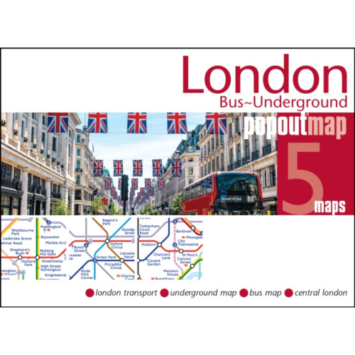 Heartwood Publishing London Bus and Underground PopOut Map