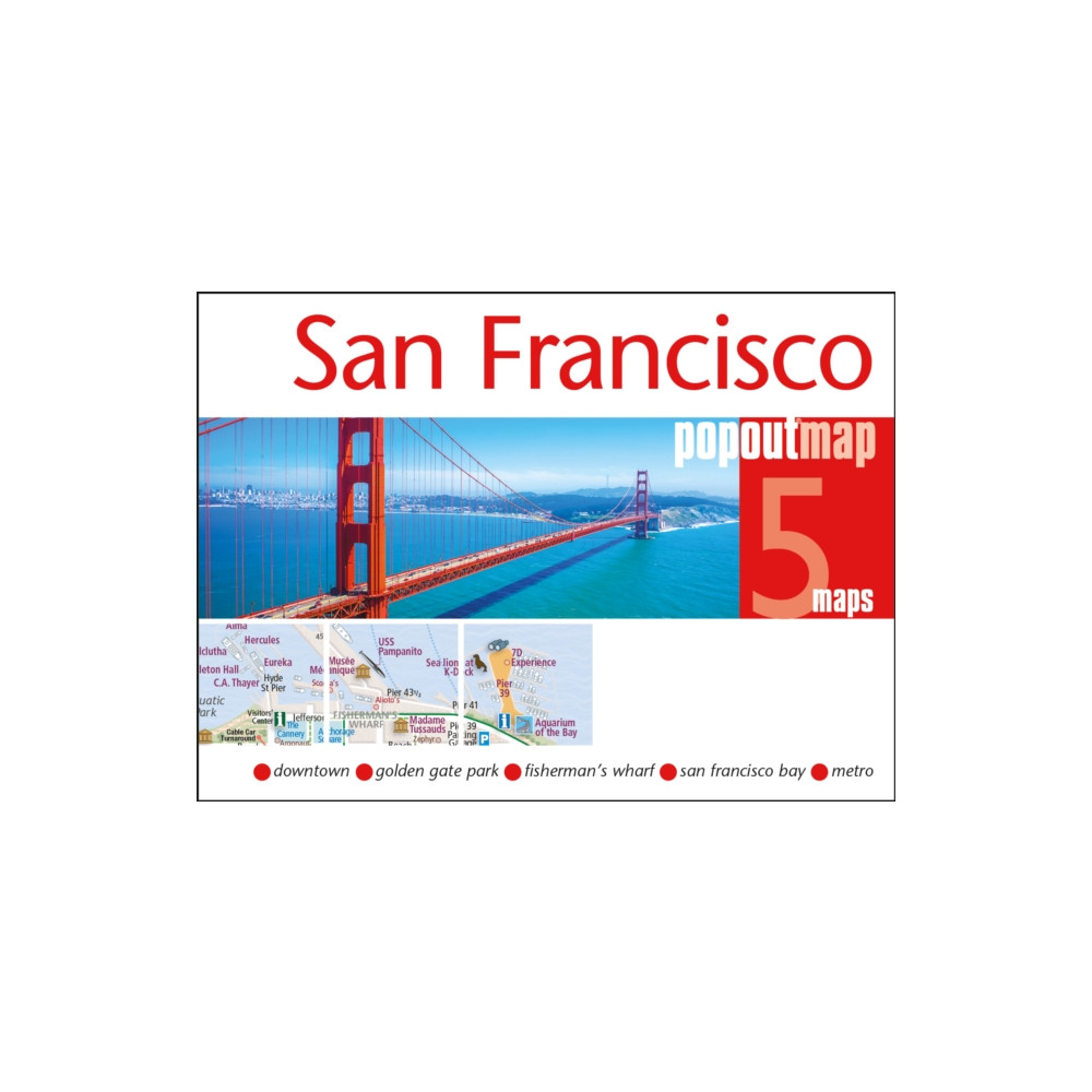 Produktbild för San Francisco PopOut Map