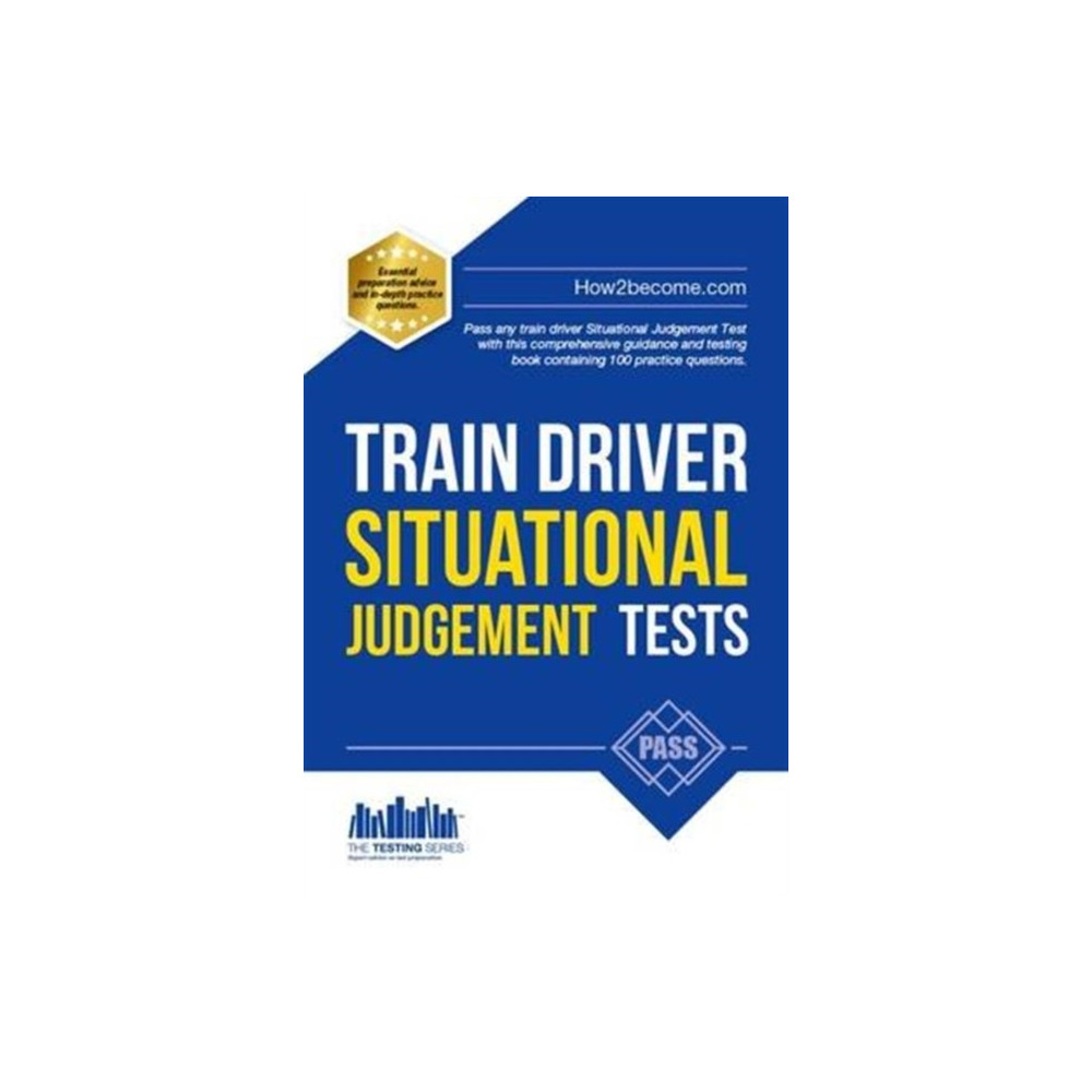 Produktbild för Train Driver Situational Judgement Tests: 100 Practice Questions to Help You Pass Your Trainee Train Driver SJT (häftad, eng)