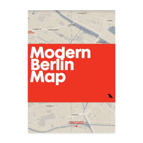 Blue Crow Media Modern Berlin Map