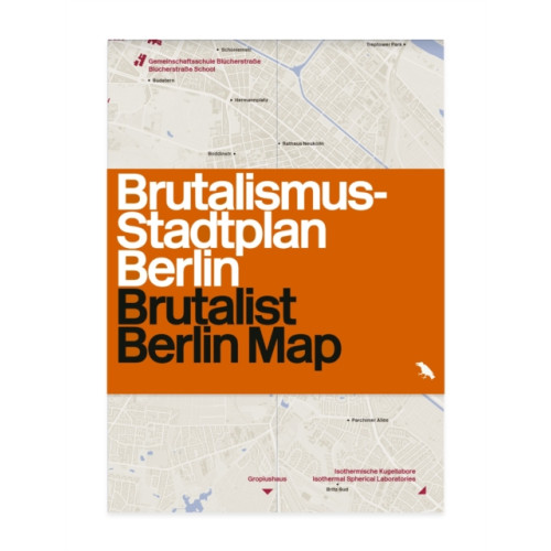 Blue Crow Media Brutalist Berlin Map