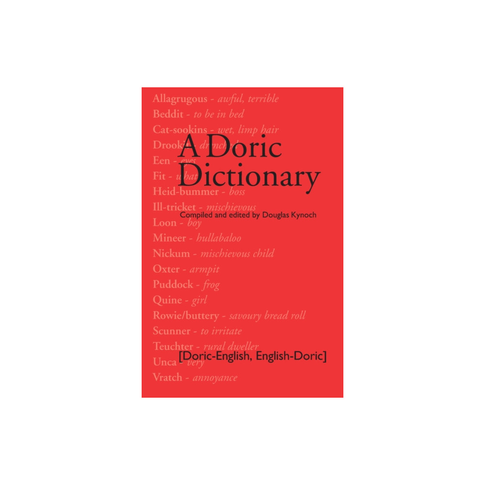 Produktbild för A Doric Dictionary (häftad, eng)