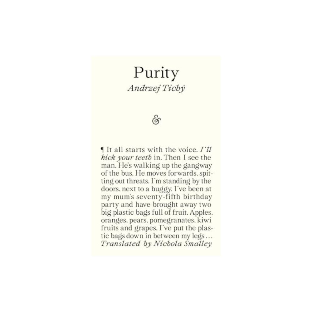 Produktbild för Purity (häftad, eng)