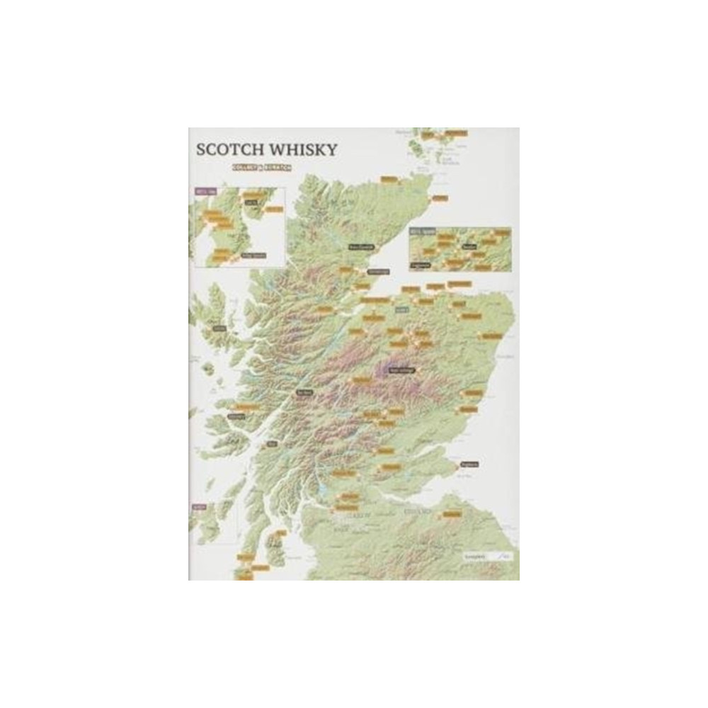 Produktbild för Whisky Distilleries Collect and Scratch Print