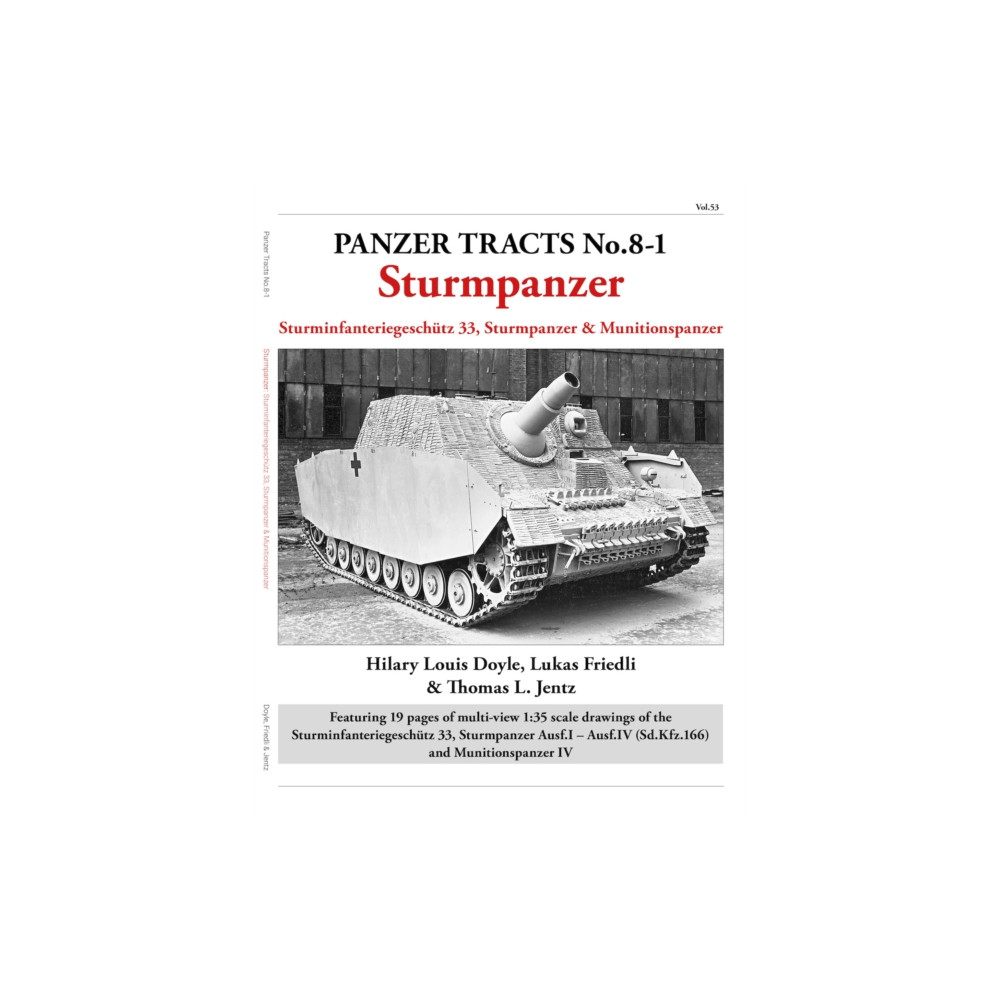 Produktbild för Panzer Tracts No.8-1: Sturmpanzer (häftad, eng)