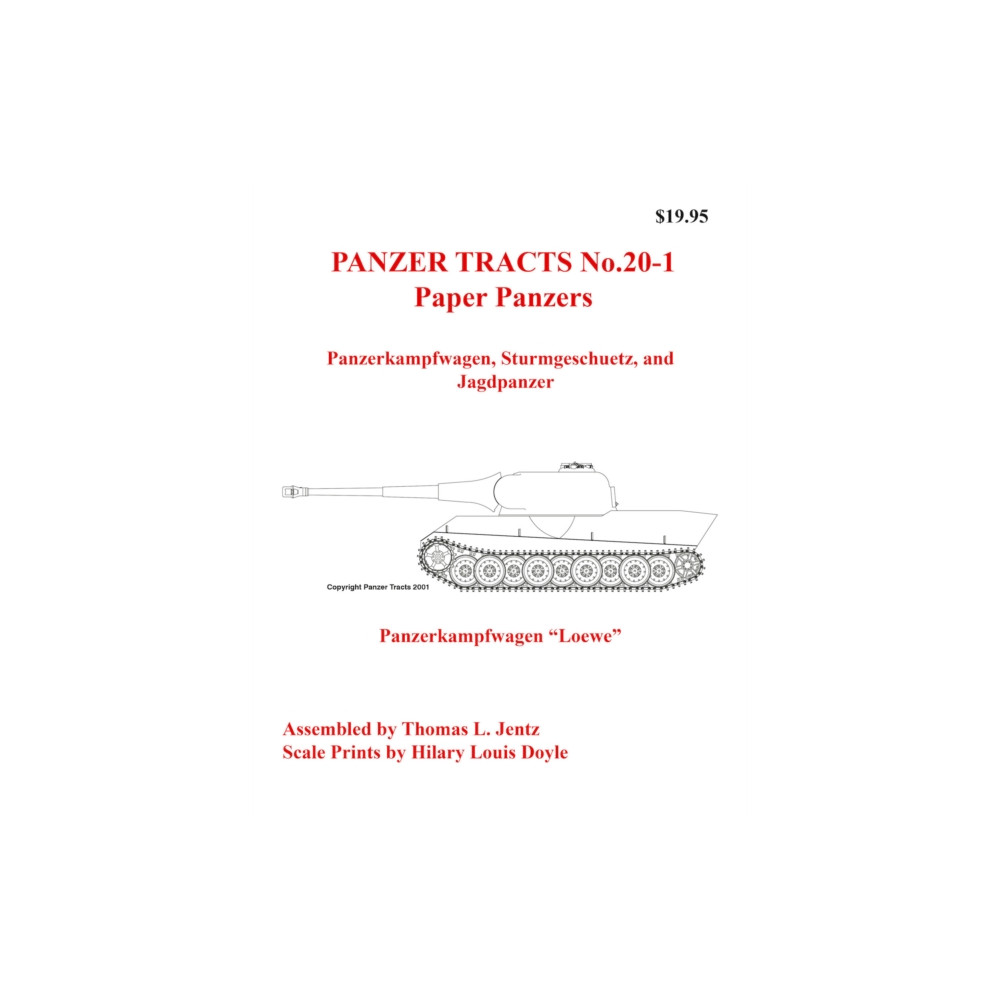 Produktbild för Panzer Tracts No.20-1: Paper Panzers (häftad, eng)