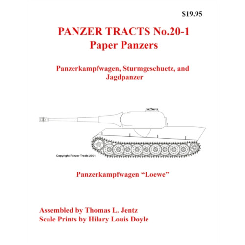 Panzerwrecks Limited Panzer Tracts No.20-1: Paper Panzers (häftad, eng)