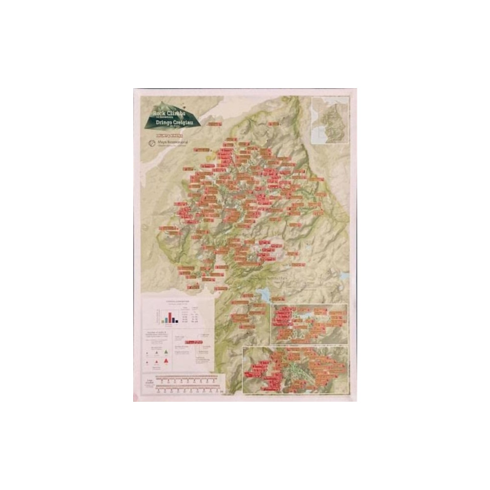 Produktbild för Snowdonia Rock Climbs Collect & Scratch Print