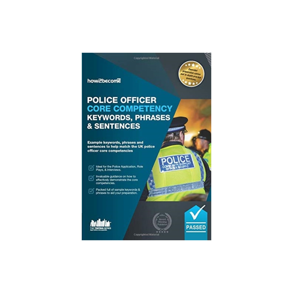 Produktbild för Police Officer Core Competency Keywords, Phrases & Sentences (häftad, eng)