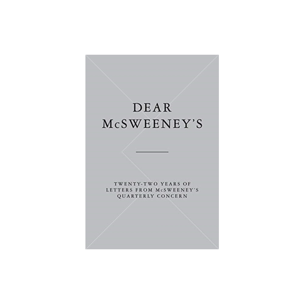 Produktbild för DEAR MCSWEENEYS (häftad, eng)