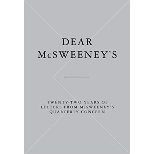 GLOBAL PUBLISHER SERVICES DEAR MCSWEENEYS (häftad, eng)