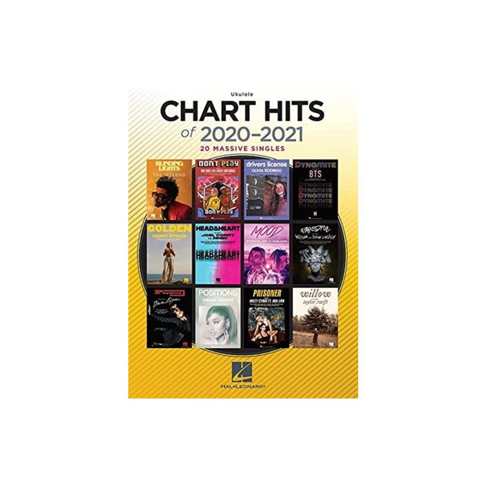 Produktbild för CHART HITS 0F 2020-2021 (häftad, eng)