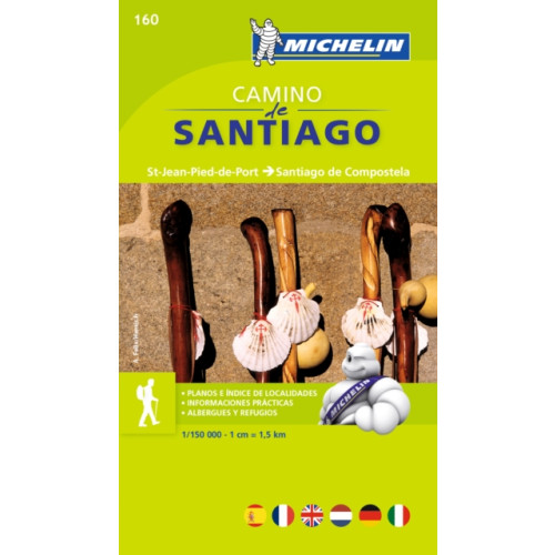 Michelin Editions Des Voyages Camino de Santiago - Zoom Map 160