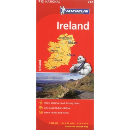 Michelin Editions Des Voyages Ireland - Michelin National Map 712