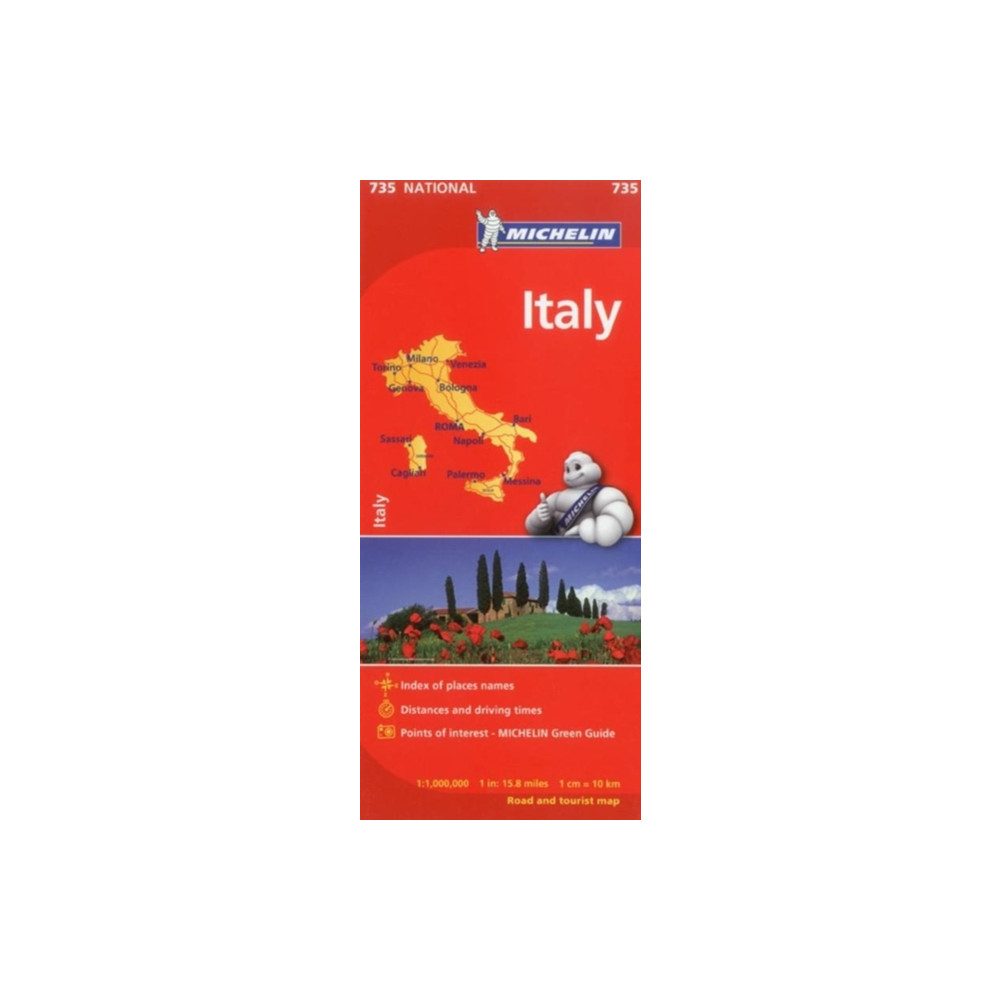Produktbild för Italy - Michelin National Map 735