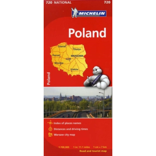 Michelin Editions Des Voyages Poland - Michelin National Map 720