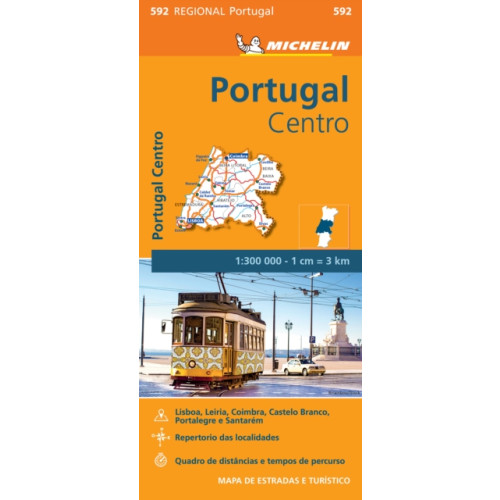Michelin Editions Des Voyages Portugal Centro - Michelin Regional Map 592