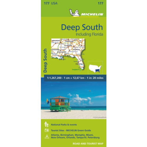 Michelin Editions Des Voyages Deep South - Zoom Map 177