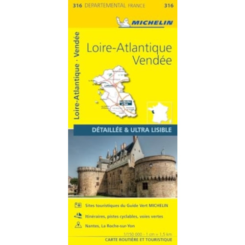 Michelin Editions Des Voyages Loire-Atlantique Vendee - Michelin Local Map 316