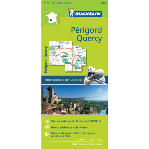 Michelin Editions Des Voyages Quercy Perigord - Zoom Map 118
