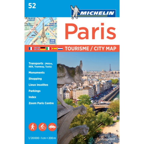 Michelin Editions Des Voyages Paris - Michelin City Plan 52