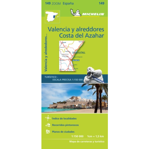 Michelin Editions Des Voyages Valencia C.D. Azahar - Zoom Map 149