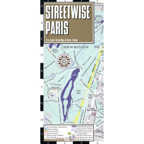 Michelin Editions Des Voyages Streetwise Paris Map - Laminated City Center Street Map of Paris, France