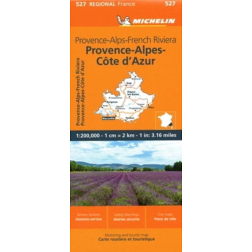 Michelin Editions Des Voyages Provence- Alps - French Riviera - Michelin Regional Map 527