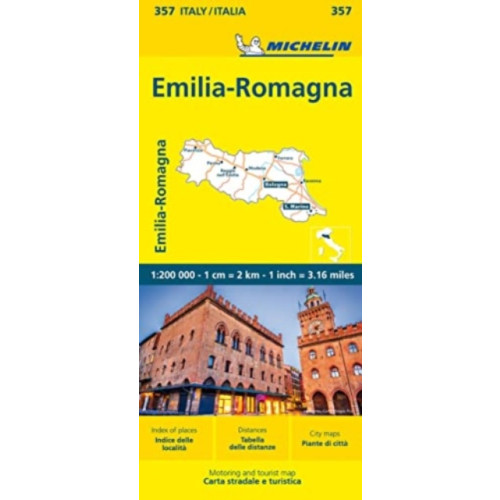 Michelin Editions Des Voyages Emilia Romagna - Michelin Local Map 357