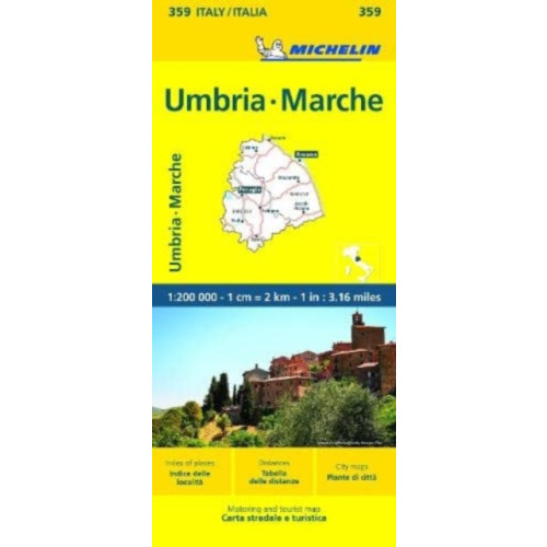 Michelin Editions Des Voyages Marche & Umbria - Michelin Local Map 359