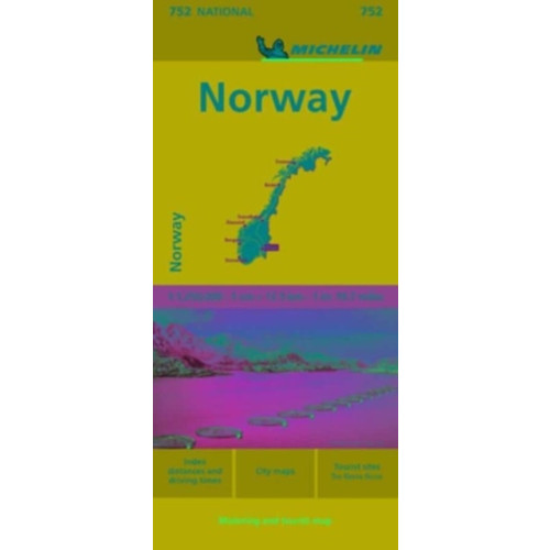 Michelin Editions Des Voyages Norway - Michelin National Map 752