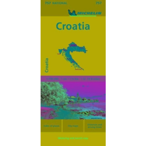 Michelin Editions Des Voyages Croatia - Michelin National Map 757