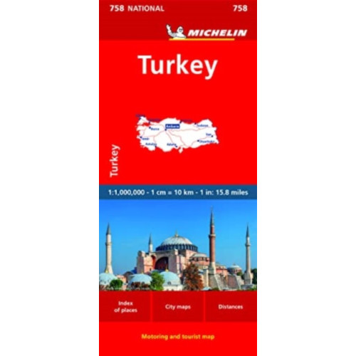 Michelin Editions Des Voyages Turkey - Michelin National Map 758