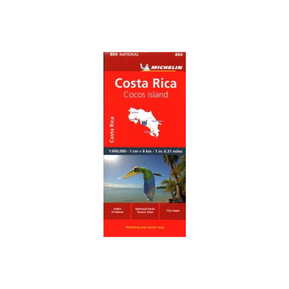 Produktbild för Costa Rica - National Map 804