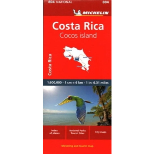 Michelin Editions Des Voyages Costa Rica - National Map 804